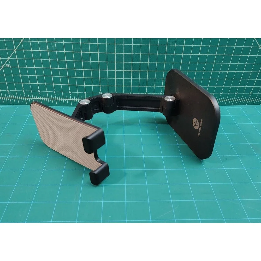 OCYCLONE Phone & Tablet Stand Adjustable Height Angle Foldable Cell Matte Black